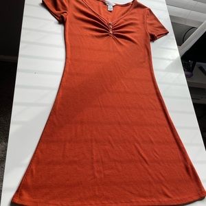 Arizona Jean Fall Orange Dress